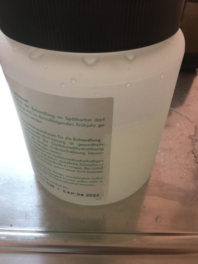 Oxuvar Winterbehandlung Füllmenge