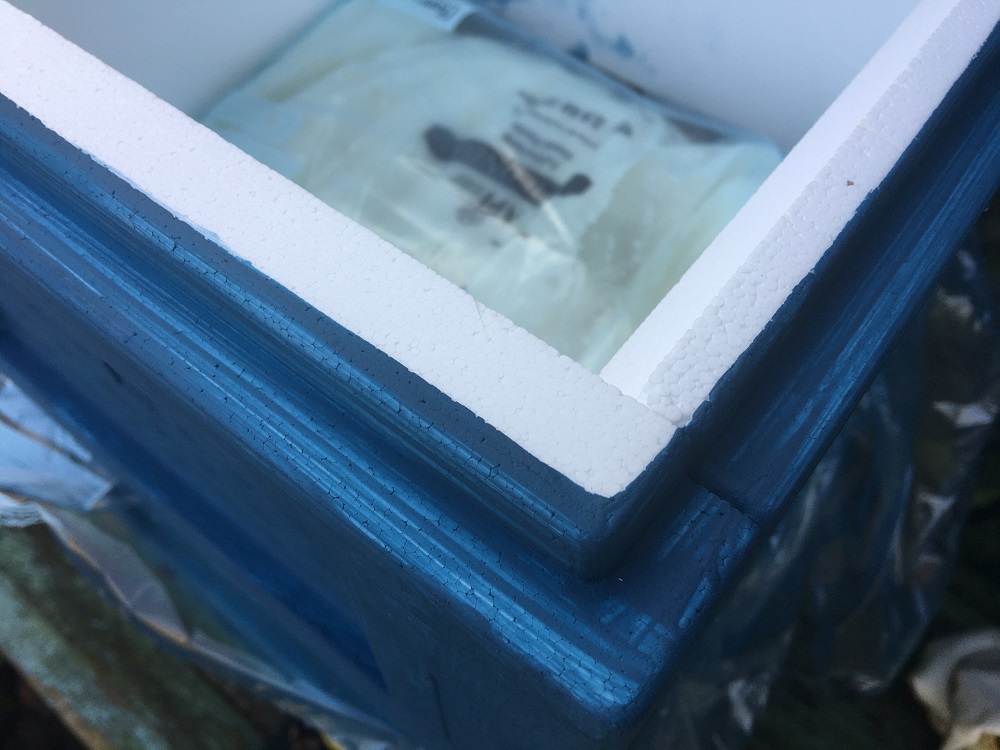 Seitenansicht Zarge mit Futterteig