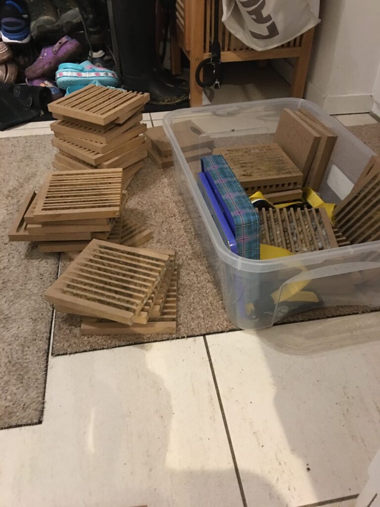 Wildbienen Nisthilfen Material aus 2019